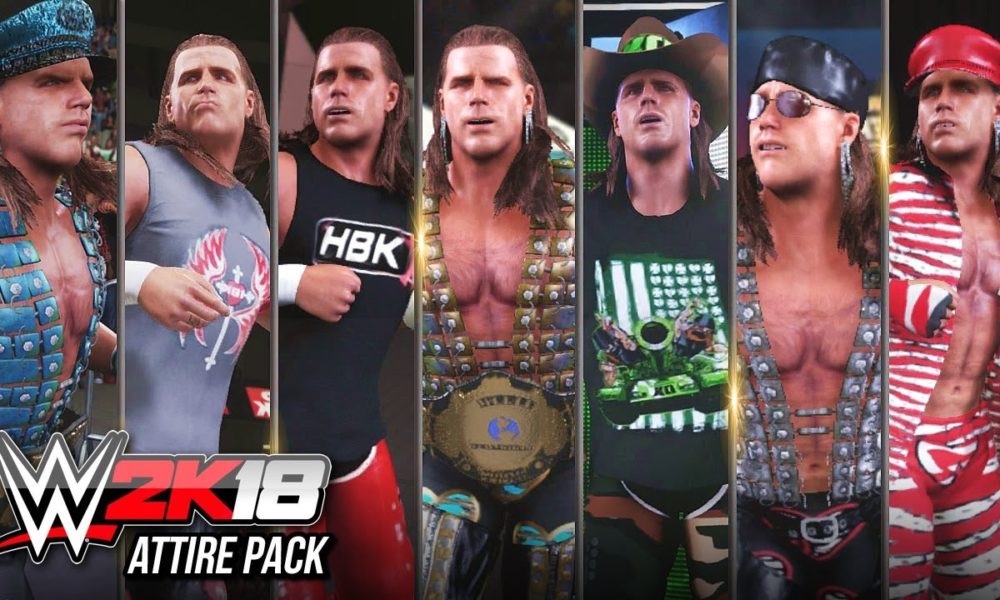 WWE 2K18 Most Awesome Shawn Michaels Attire Pack You Can ...