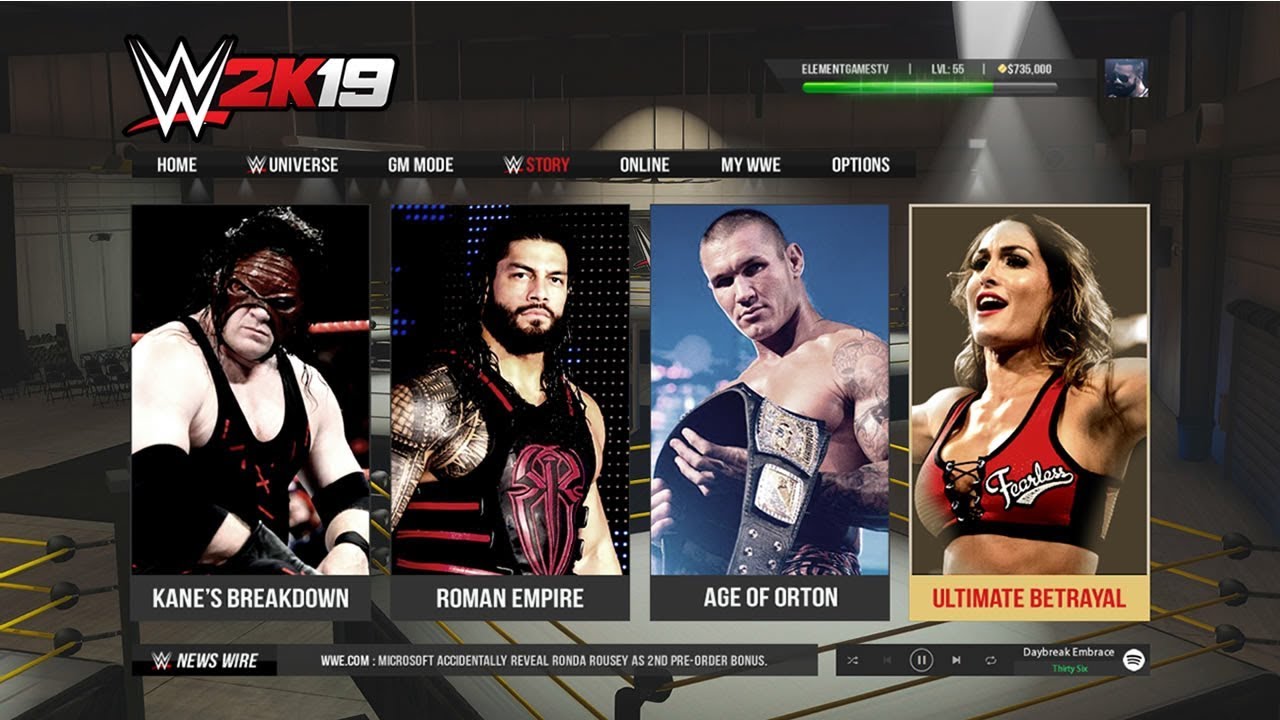 Wwe 2k19 story mode 2025