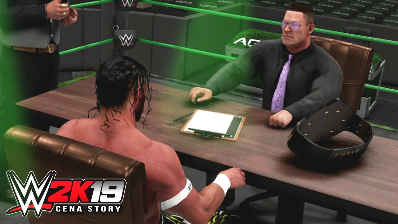WWE 2K19 Story John Cena SIGNS NEW Superstars to Aggression