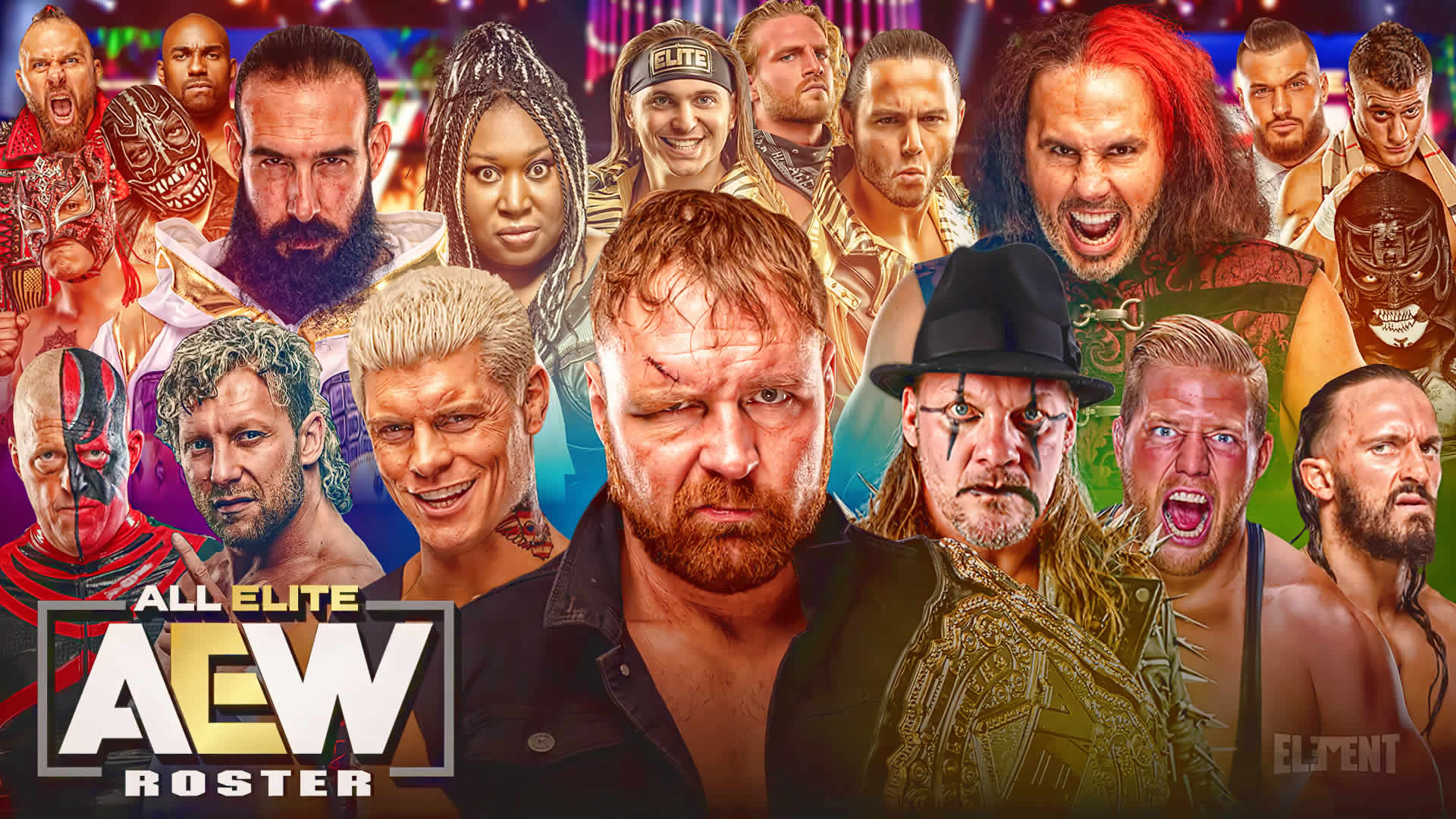 Every AEW Wrestler AEW Wrestling Official Roster 2020 • ElementGames
