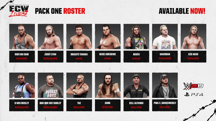 ecw roster